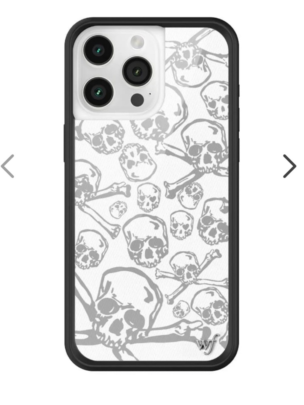 Wildflower Skull Girl Case - iPhone 14 Pro